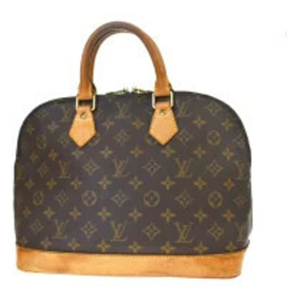 Louis Vuitton Alma Handbag Monogram Leather